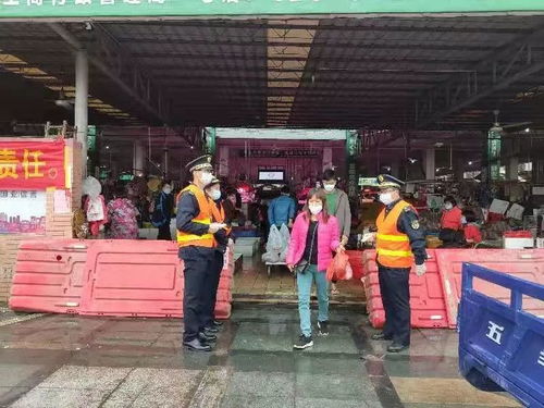測體溫、戴口罩、限制出入口 西樵鎮農貿市場防疫升級，食安無死角